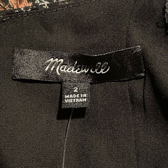 Madewell NWT Amalia Tiered Mini Dress Size 2 in Pampas Blooms - Picture 6 of 7